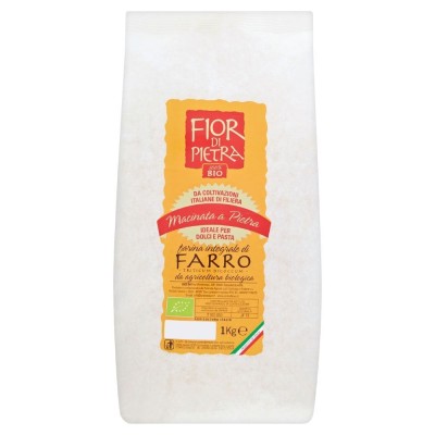 Farina di Farro Integrale da Agricoltura Biologica Fior di Pietra - 1000 g