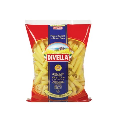 Pasta  Canneroni Rigati  Divella - confezione da 500 g