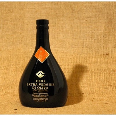 Bottiglia Renana Ovale da 750 ml di Olio Extra Vergine di Oliva Iteealiano da "Coratina" - 6 bottiglie