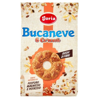 Biscotti Bucaneve 6 Cereali Doria - 300 g