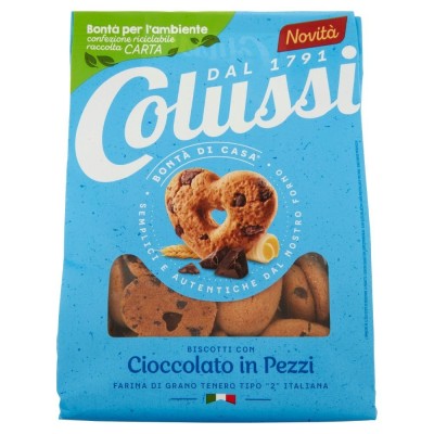Biscotti con Cioccolato in Pezzi Colussi - 500 g