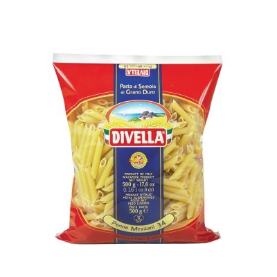 Pasta  Penne Mezzani  Divella - confezione da 500 g
