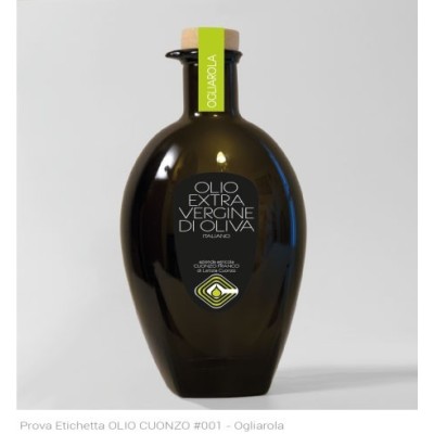 Bottiglia Olive da 500 ml di Olio Extra Vergine di Oliva Italiano da "Ogliarola" - 9 bottiglie