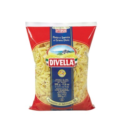 Pasta  Pennette di Mezzani  Divella - confezione da 500 g