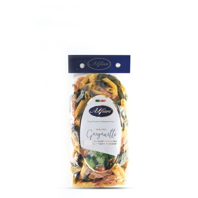 Pasta Garganelli Primavera all'Uovo Pomodoro e Spinaci in Sacchetto Alfieri - confezione da 500 g
