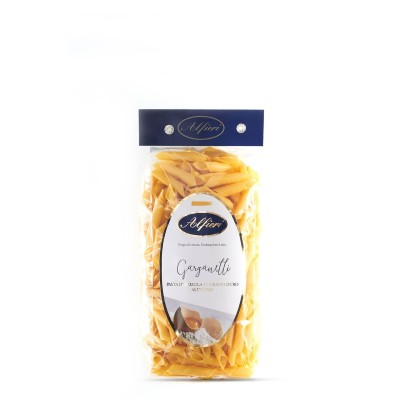 Pasta Garganelli all'Uovo in Sacchetto Alfieri - confezione da 500 g