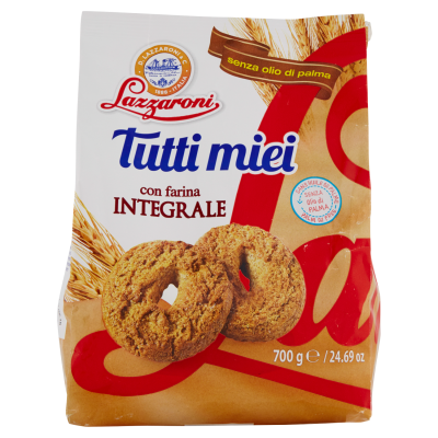 Biscotti Tutti Miei con farina Integrale Lazzaroni - 700 g