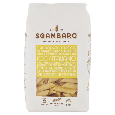 Pasta  Penne Rigate - confezione da 500 gr