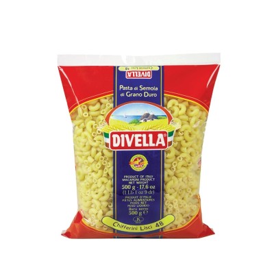 Pasta  Chifferini Lisci  Divella - confezione da 500 g