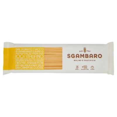 Pasta Spaghettoni di Grano Marco Aurelio 100% Italiano Sgambaro - confezione da 500 g