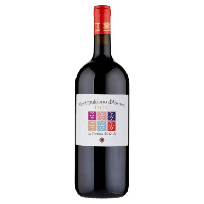 Vino Rosso Montepulciano d'Abruzzo La Cantina dei Feudi - 1500 ml