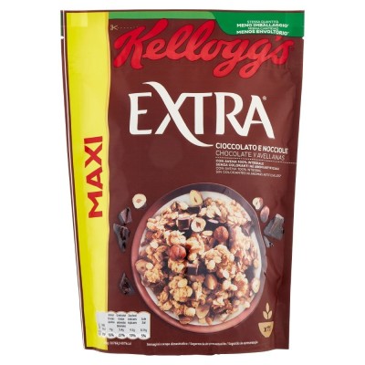 Cereali Extra Cioccolato e Nocciole Kellogg's - 500 g