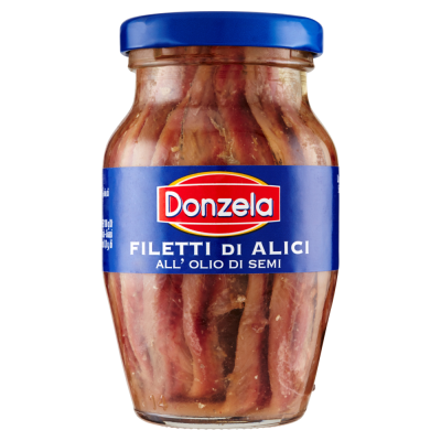 Filetti di Alici in Olio di Semi Donzela - 160 g