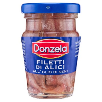 Filetti di Alici Olio di Semi Donzela - 80 g