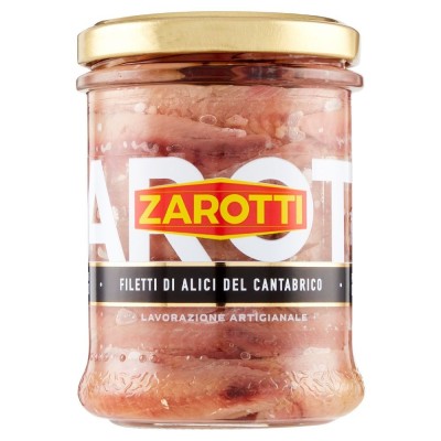 Filetti di Alici Mar Cantabrico all'Olio di Oliva Zarotti - 200 g