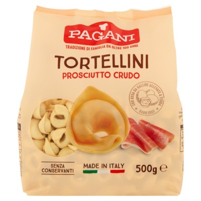 Pasta  Tortellini con Prosciutto  Crudo - confezione da 500 g