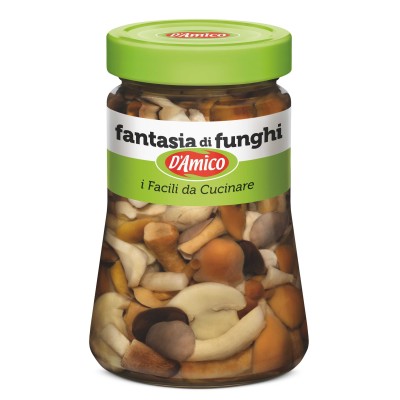 Fantasia di Funghi al Naturale D'Amico - 470 g