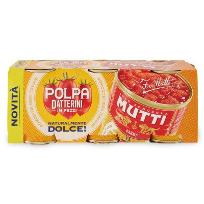 Polpa di Datterini in Pezzi Mutti - 3 x 300 g