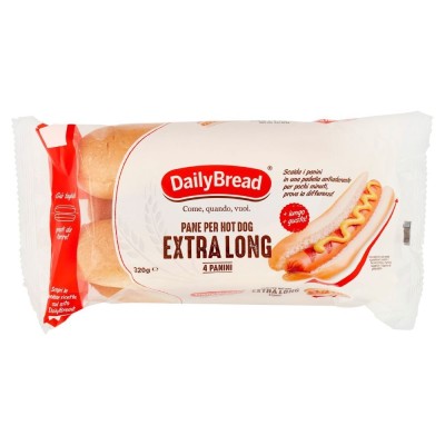 Pane per Hot Dog Extra Long DailyBread - 320 g