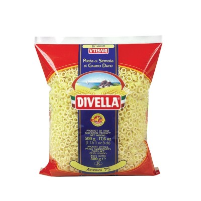 Pasta  Anellini  Divella - confezione da 500 g