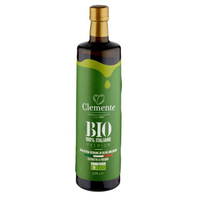 Olio Extra Vergine di Oliva 100% Italiano Biologico Clemente - 750 ML