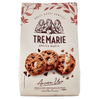 Biscotti Frollino con Pezzi di Cioccolato Ancora Uno Tre Marie - 360 g