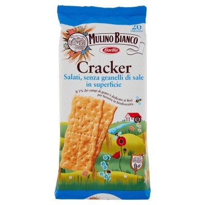 Cracker Sfoglia di grano a Ridotto Contenuto di Sale Mulino Bianco - 500 g