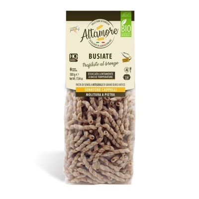 Pasta  Integrale Busiate di Grano Senatore Cappelli  Bio Altamore  - confezione da 500 g