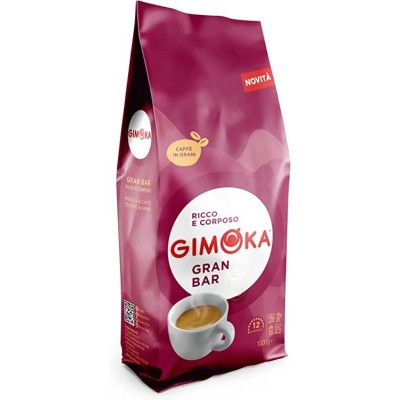 Caffè Ricco e Corposo in Grani Gran Bar Gimoka - confezione da 1000 g