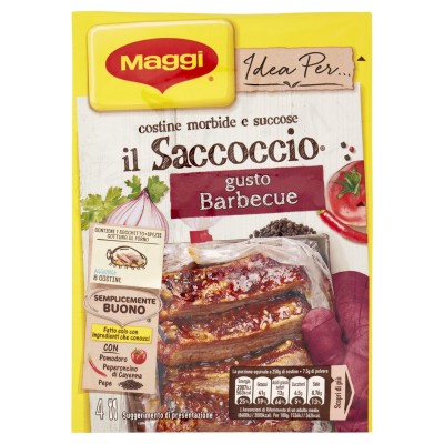 Il Saccoccio Gusto Barbecue e Spezie per Costine al Forno Maggi - 30 g
