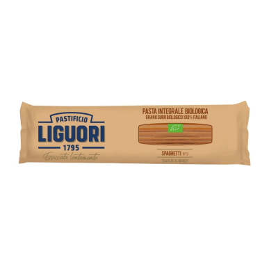Pasta Integrale Spaghetti Bio Liguori - confezione da 500 g