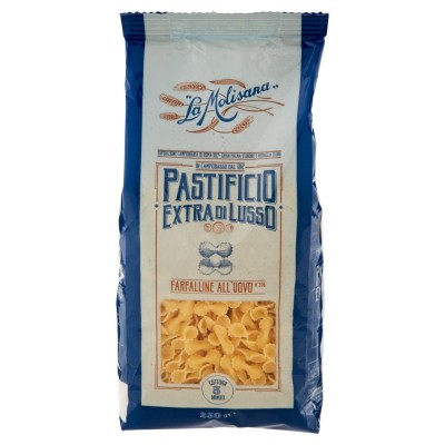 Pasta Farfalline all'Uovo Extra di Lusso La Molisana - confezione da 250 g