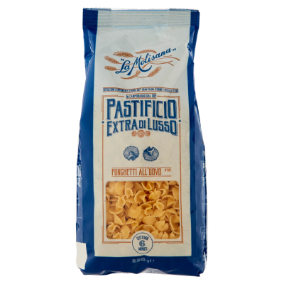 Pasta Funghetti all'Uovo Extra di Lusso La Molisana - confezione da 250 g