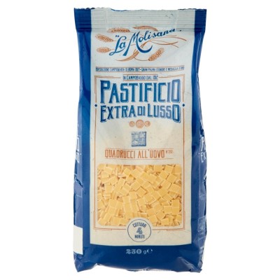Pasta Quadrucci all'Uovo Extra di Lusso La Molisana - confezione da 250 g
