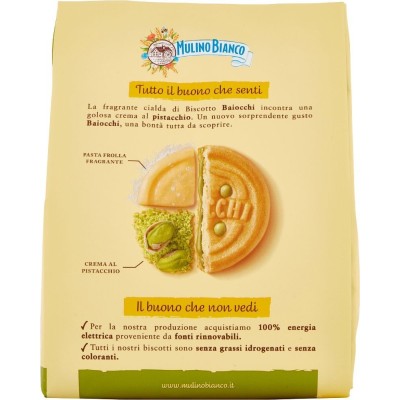 Baiocchi al Pistacchio Mulino Bianco Barilla - 240 g