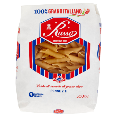 Pasta  Penne Ziti  Russo - confezione da 500 g