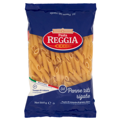 Pasta Penne Ziti Rigate Reggia - confezione da 500 g
