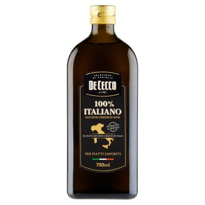 Olio Extra Vergine di Oliva 100% Italiano De Cecco - 750 ML