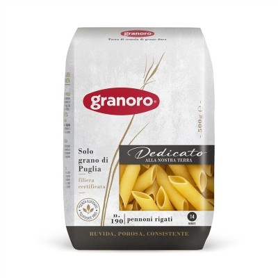 Pasta  Pennoni Rigati Dedicato Granoro - confezione da 500 g