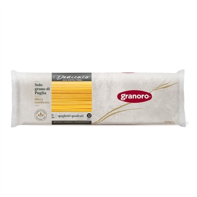 Pasta Spaghetti Quadrati Dedicato Granoro - confezione da 500 g