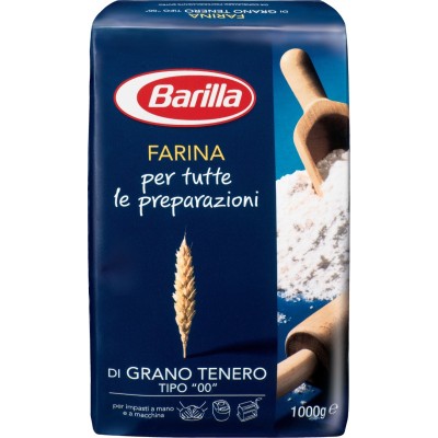 Farina di Grano Tenero Tipo "00" Barilla - 1000 g