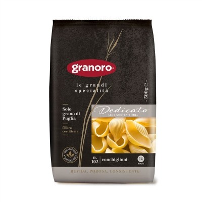 Pasta Conchiglioni Dedicato Granoro - confezione da 500 g