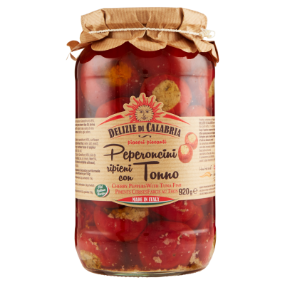 Peperoncini Ripieni con Tonno Delizie di Calabria - 920 g