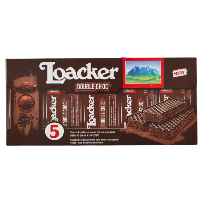 Wafer Double Choc 5x45g Loacker - 225 g