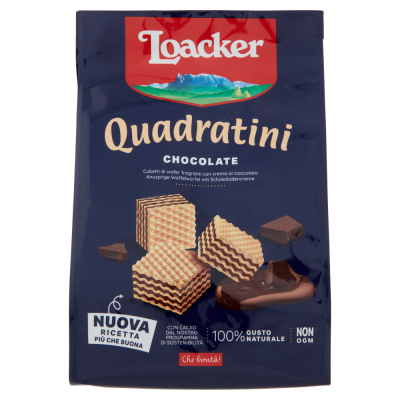 Wafers Quadratini Chocolate Loacker - 250 g