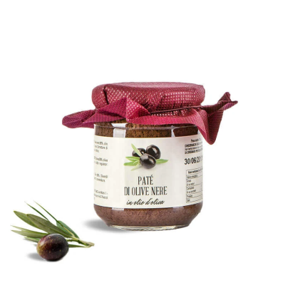 Paté di Olive Nere Viola - confezione da  190 g