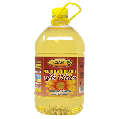 Olio di Semi di Girasole Alto Oleico Dama Desantis - 5 L