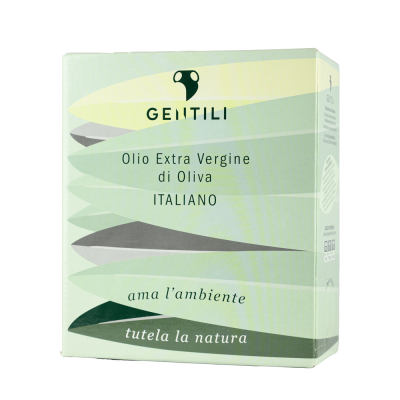 Olio Extra Vergine di Oliva Fruttato Italiano Gentili - Bag in Box da 3 L 
