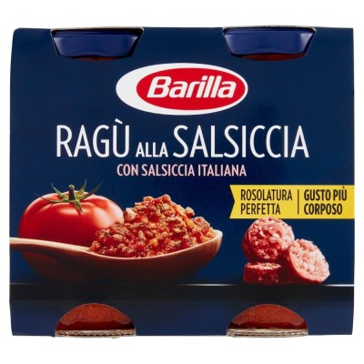 Ragù Barilla alla  Salsiccia - confezione 2 da 180 g