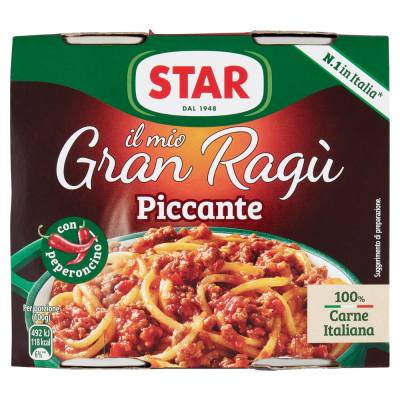 Il Mio Gran Ragù Piccante al Peperoncino Star - confezione 2 da 180 g